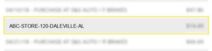 abc store #120 daleville al
