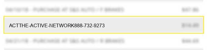 act*the active network888-732-9273