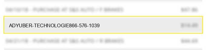 ady*uber technologie866-576-1039