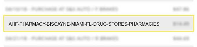 ahf pharmacy biscayne miami fl drug stores pharmacies