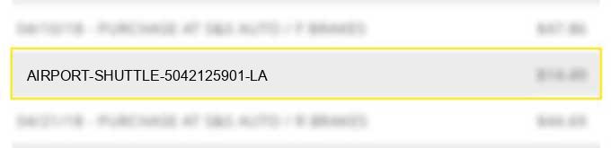 airport shuttle 5042125901 la