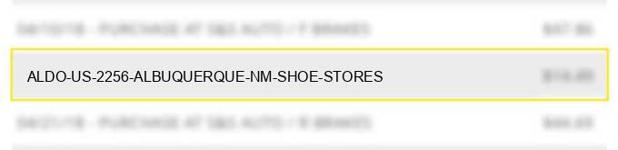 aldo us #2256 albuquerque nm shoe stores