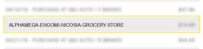 alphamega engomi nicosia grocery store