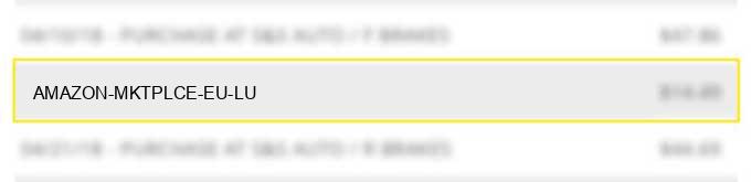 amazon mktplce eu lu