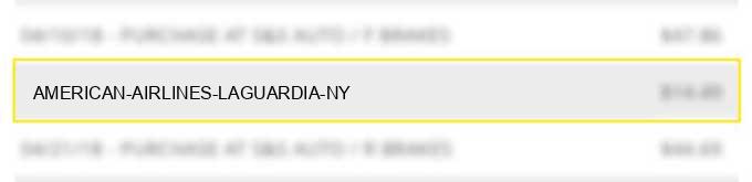 american airlines laguardia ny