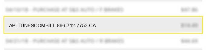 apl*tunes.com/bill 866-712-7753 ca