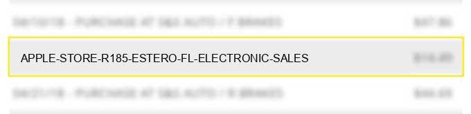 apple store #r185 estero fl electronic sales