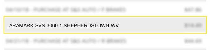 aramark svs #3069 1 shepherdstown wv