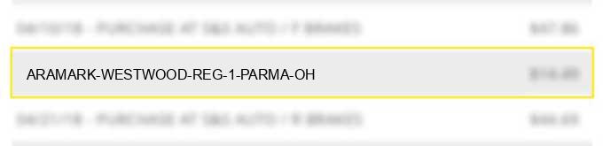 aramark westwood reg 1 parma oh