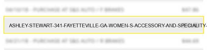 ashley stewart #341 fayetteville ga women s accessory and speciality shops