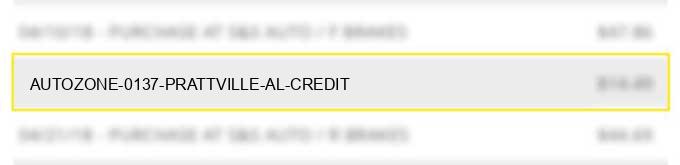 autozone #0137 prattville al credit