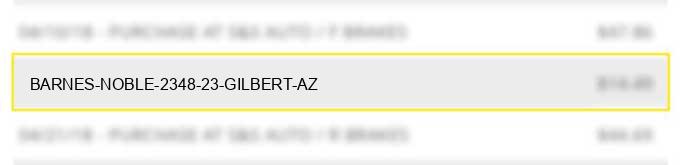 barnes & noble 2348 23 gilbert az