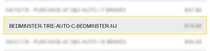 bedminster tire auto c bedminster nj