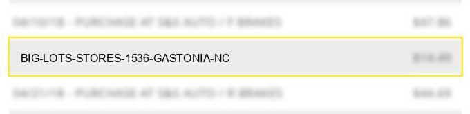 big lots stores #1536 gastonia nc