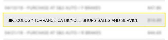 bikecology torrance ca bicycle shops sales and service