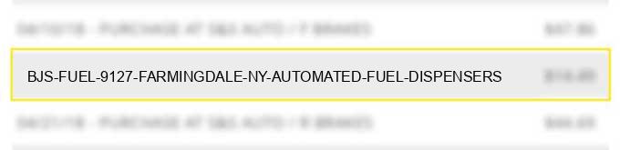 bjs fuel #9127 farmingdale ny automated fuel dispensers