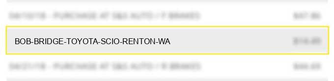 bob bridge toyota scio renton wa