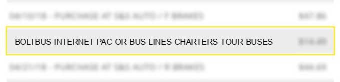 boltbus internet pac or bus lines charters tour buses