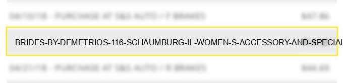 brides by demetrios #116 schaumburg il women s accessory and speciality shops