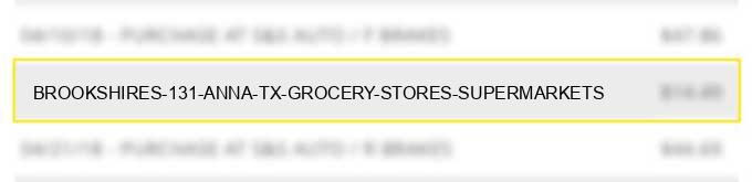 brookshires #131 anna tx grocery stores supermarkets