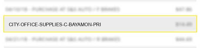 city office supplies c bayamon pri