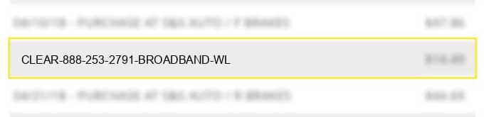 clear 888-253-2791 broadband-wl