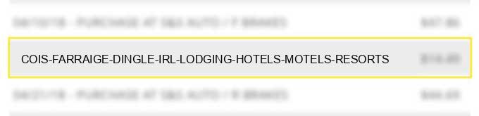 cois farraige dingle irl lodging hotels motels resorts