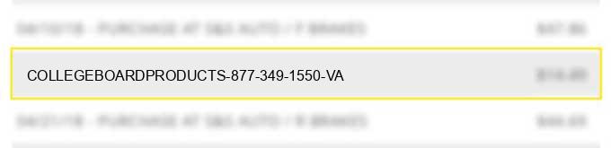 collegeboard*products 877-349-1550 va