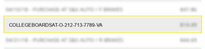 collegeboard*sat o 212-713-7789 va