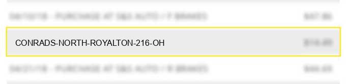 conrads north royalton 216 oh