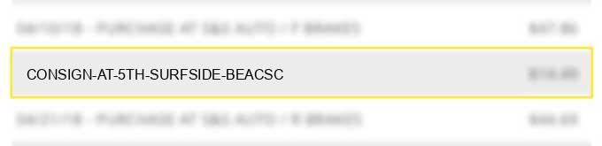 consign at 5th surfside beacsc