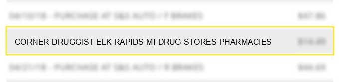 corner druggist elk rapids mi drug stores pharmacies