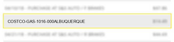 costco gas #1016 000albuquerque