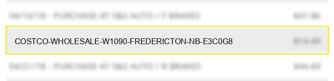costco wholesale w1090 fredericton nb e3c0g8
