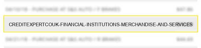 creditexpert.co.uk . - financial institutions-merchandise and services