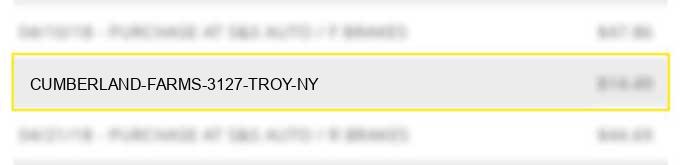 cumberland farms 3127 troy ny