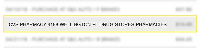 cvs pharmacy #4188 wellington fl drug stores pharmacies