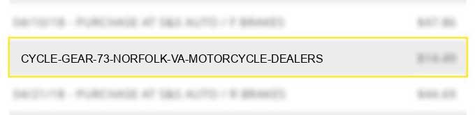 cycle gear #73 norfolk va motorcycle dealers