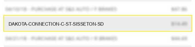 dakota connection c st sisseton sd