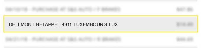 dellmont netappel 4911 luxembourg lux