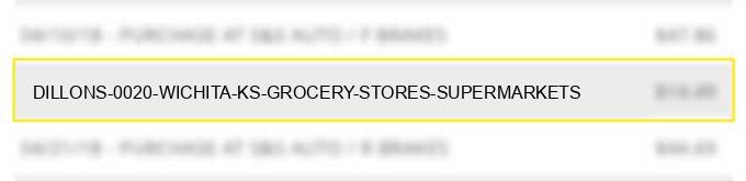 dillons #0020 wichita ks grocery stores supermarkets