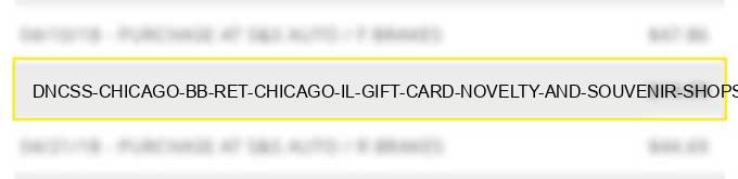 dncss chicago bb ret chicago il gift card novelty and souvenir shops