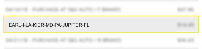 earl i. la kier m.d pa jupiter fl