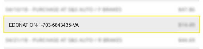 edonation 1 - 703-6843435, va