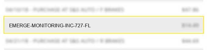 emerge monitoring inc 727 fl