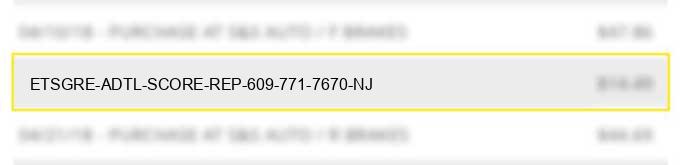 ets*gre adtl score rep 609-771-7670 nj