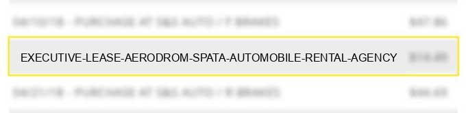 executive lease aerodrom spata automobile rental agency