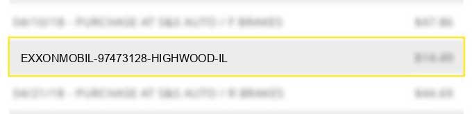 exxonmobil 97473128 highwood il