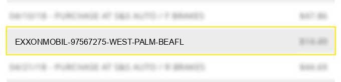 exxonmobil 97567275 west palm beafl