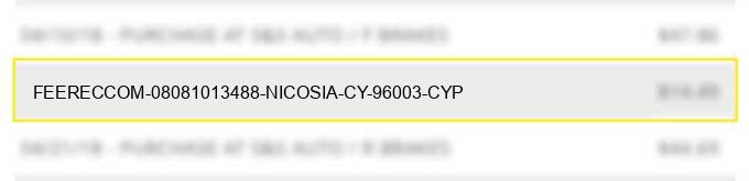 feerec.com 08081013488 nicosia, cy 96003 cyp